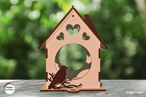 Wooden Birdhouse Laser Cut Design SVG SvgOcean 