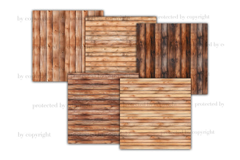Wooden Boards Digital Papers | Rustic Wood Texture Digital Pattern GlamArtZhanna 