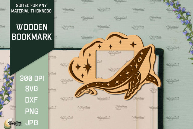 Wooden Bookmark Laser Cut. Magic Bookmark SVG SVG Evgenyia Guschina 