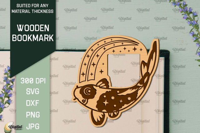 Wooden Bookmark Laser Cut. Magic Bookmark SVG SVG Evgenyia Guschina 