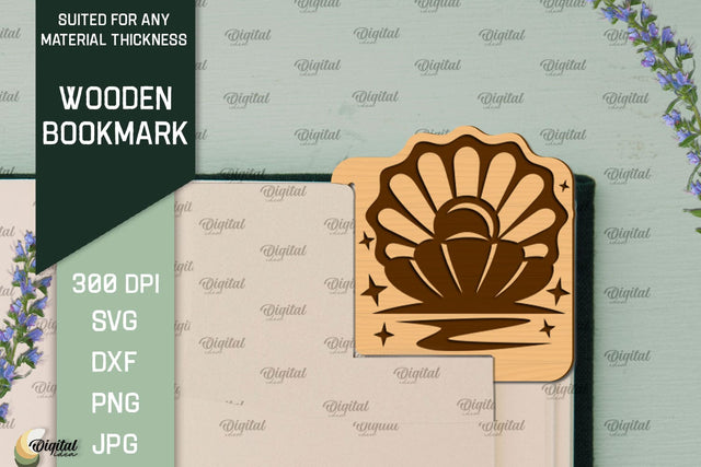 Wooden Bookmark Laser Cut. Magic Bookmark SVG SVG Evgenyia Guschina 