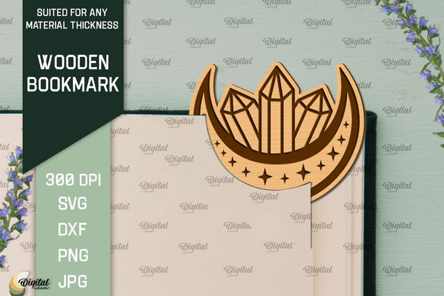 Wooden Bookmark Laser Cut. Magic Bookmark SVG SVG Evgenyia Guschina 