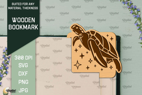 Wooden Bookmarks Laser Cut Bundle. Magic Bookmarks SVG SVG Evgenyia Guschina 