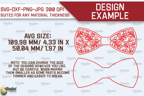 Wooden Bowtie Laser Cut. Men's Accessories SVG SVG Evgenyia Guschina 