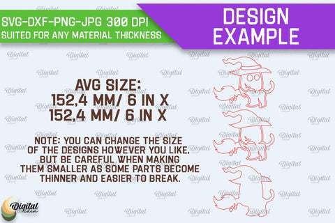 Wooden Cute Ghosts Laser Cut Bundle. Halloween Ghosts SVG SVG Evgenyia Guschina 