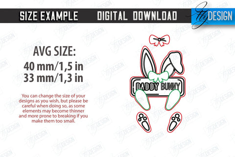 Wooden Easter Brooch | Accessories | Gift Idea | Easter Bunny | CNC File SVG Fly Design 