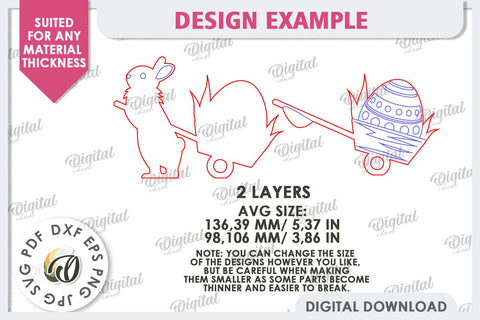 Wooden Easter Wall Decor Laser Cut. Cute Easter Decor SVG SVG Evgenyia Guschina 