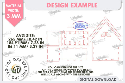 Wooden Flower Box Laser Cut. Gift Box. Mothers Day SVG SVG Evgenyia Guschina 