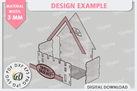 Wooden Flower Box Laser Cut. Gift Box. Mothers Day SVG SVG Evgenyia Guschina 