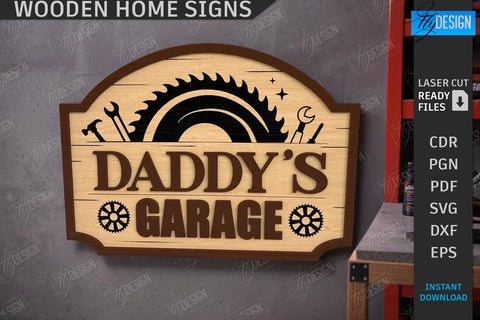 Wooden Home Signs Laser Cut Bundle | Family Wall Signs | Home Decorations | Retro Signs | Wall Decor | Home Décor | 3D Laser | CNC Files SVG Fly Design 