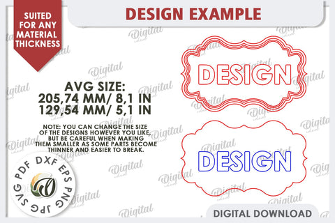 Wooden Home Signs Laser Cut Bundle. Personalized Signs SVG SVG Evgenyia Guschina 