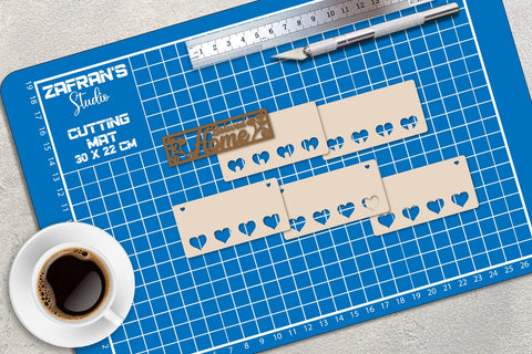 Wooden Key Holder Laser Cut Files SVG zafrans studio 