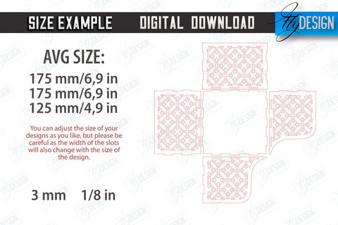 Wooden Napkin Holder Bundle | Adornment Dining Table | Square Napkin Holder | CNC Files SVG Fly Design 