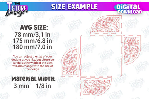 Wooden Napkin Holders Laser Cut Bundle | Adornment Dining Table | Square Napkin Holder | CNC Files SVG The T Store Design 