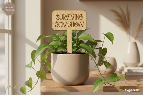 Wooden Plant Tags SVG Bundle SVG SvgOcean 