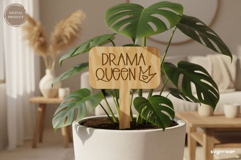 Wooden Plant Tags SVG Bundle SVG SvgOcean 