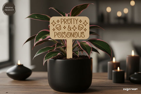 Wooden Plant Tags SVG Bundle SVG SvgOcean 