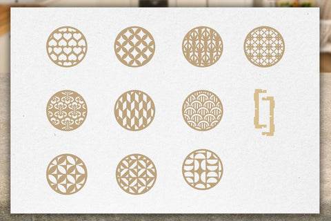 Wooden Round Coasters Laser Cut SVG SvgOcean 