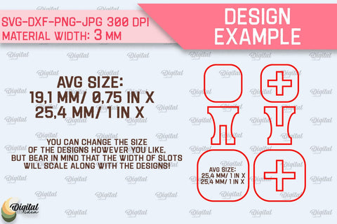 Wooden Stamp for Girls Laser Cut. Cartoon Wooden Stamp SVG Evgenyia Guschina 