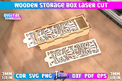 Wooden Storage Boxes Bundle | Jewelry Box | Gift Box | Organizer | CNC Files SVG The T Store Design 