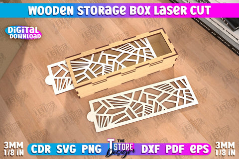 Wooden Storage Boxes Bundle | Jewelry Box | Gift Box | Organizer | CNC Files SVG The T Store Design 