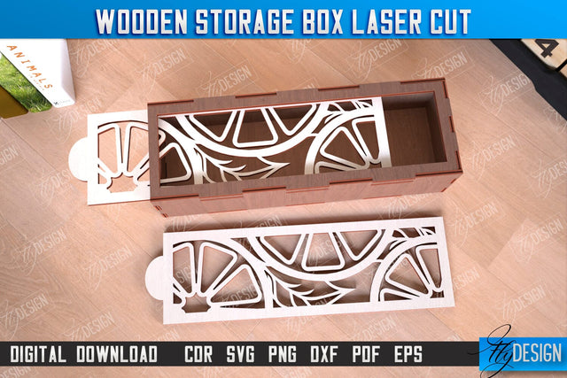 Wooden Storage Boxes | Jewelry Box | Gift Box | Organizer | CNC File SVG Fly Design 