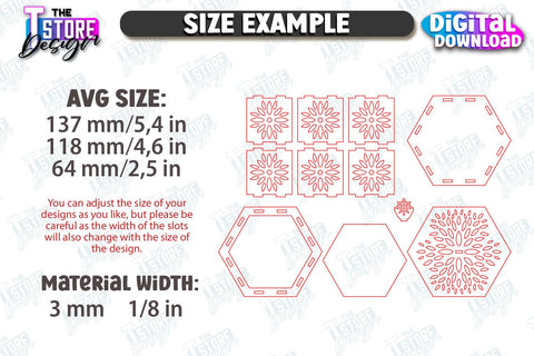 Wooden Storage Boxes Laser Cut Bundle | Jewelry Boxes | Gift Boxes | Organizer | CNC Files SVG The T Store Design 