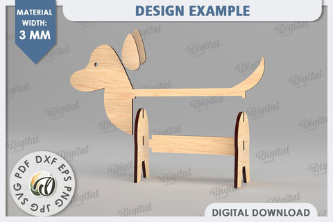 Wooden Tape Organizer Laser Cut. Tape Holder SVG. Dog SVG SVG Evgenyia Guschina 