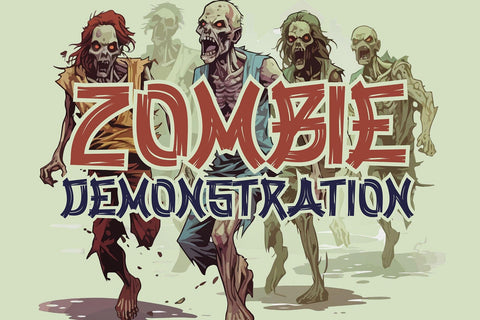 Wooden Terror - Halloween Textured Display Font Font Mozzatype 