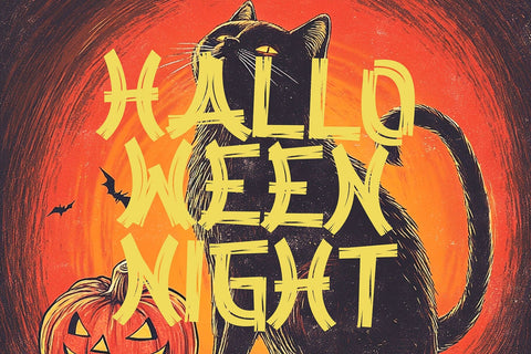 Wooden Terror - Halloween Textured Display Font Font Mozzatype 