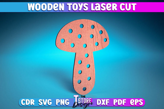 Wooden Toys Laser Cut | Toys Laser Cut Design | CNC Files SVG The T Store Design 