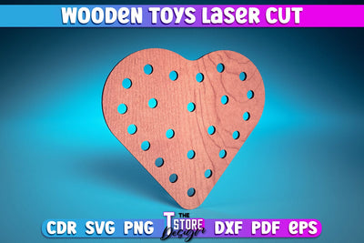 Wooden Toys Laser Cut | Toys Laser Cut Design | CNC Files SVG The T Store Design 