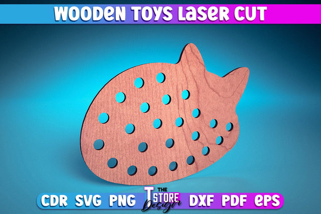 Wooden Toys Laser Cut | Toys Laser Cut Design | CNC Files SVG The T Store Design 