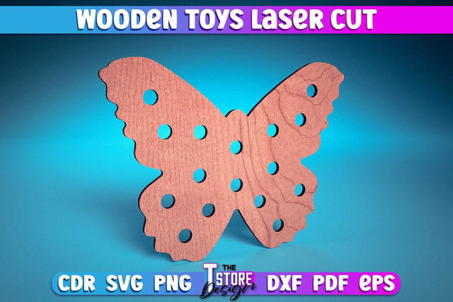 Wooden Toys Laser Cut | Toys Laser Cut Design | CNC Files SVG The T Store Design 