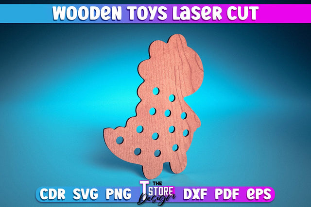 Wooden Toys Laser Cut | Toys Laser Cut Design | CNC Files SVG The T Store Design 