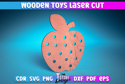 Wooden Toys Laser Cut | Toys Laser Cut Design | CNC Files SVG The T Store Design 