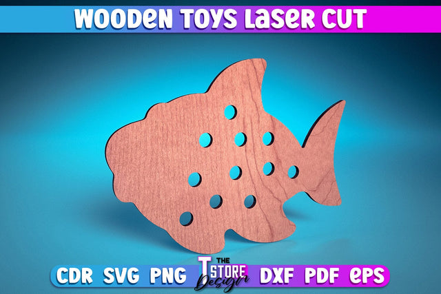 Wooden Toys Laser Cut | Toys Laser Cut Design | CNC Files SVG The T Store Design 