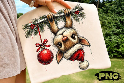 Woodland Christmas Animals Png, Holiday Christmas Png SVG DesignDestine 