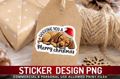 Woofing you a Sticker Design Sublimation Regulrcrative 