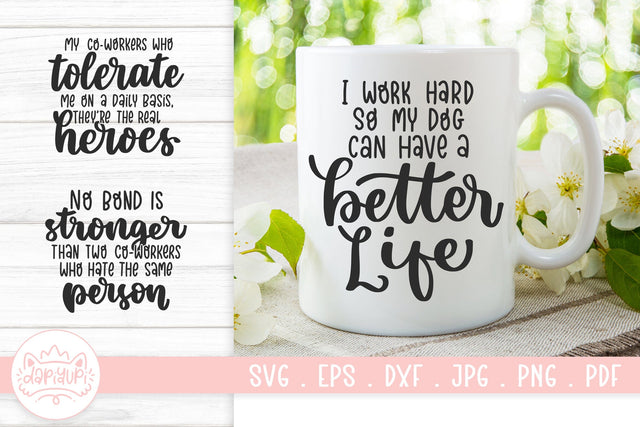 Work Hard Quotes SVG Cut File SVG dapiyupi store 