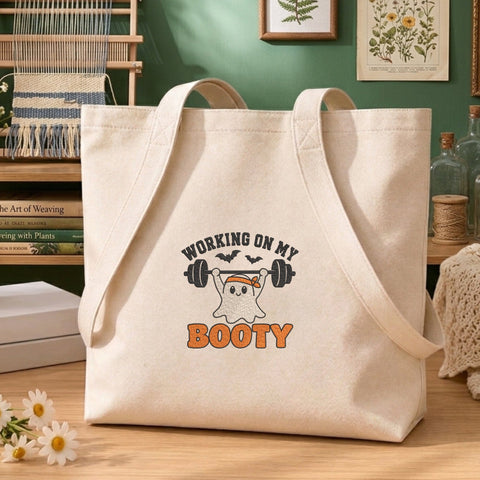 Working On My Booty Ghost Embroidery Design – Funny Halloween Gym Workout Machine Embroidery File Embroidery/Applique DESIGNS PatternFeed8 