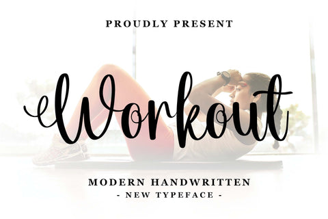 Workout Font LetterdayStudio 