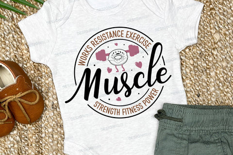 Works resistance exercise Svg Design SVG Regulrcrative 