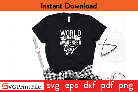 world autism awareness day Funny Autism SVG PNG Craft Cut File SVG SVG Print File 