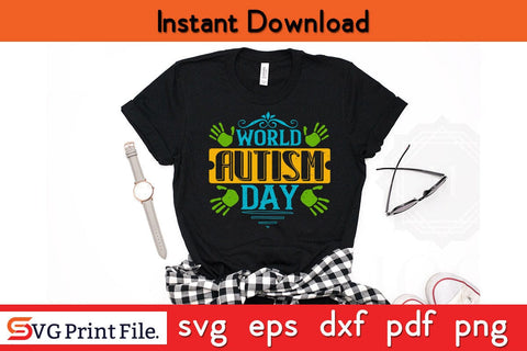 world autism day Funny Autism SVG PNG Craft Cut File SVG SVG Print File 