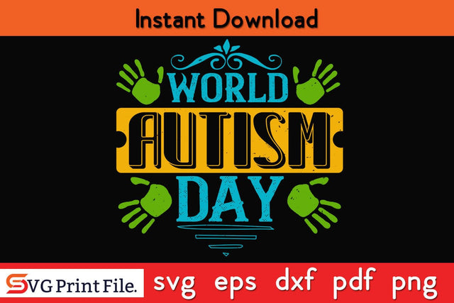 world autism day Funny Autism SVG PNG Craft Cut File SVG SVG Print File 