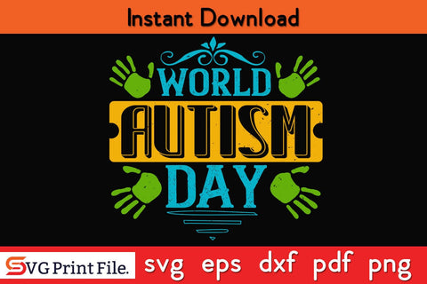 world autism day Funny Autism SVG PNG Craft Cut File SVG SVG Print File 