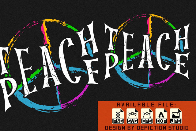 World Teach Peace Day T-Shirt, International Day of Peace Shirt, World Peace Shirt Print Template Sketch DESIGN Depiction Studio 