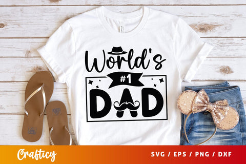 Worlds #1 Dad Svg Design SVG Designangry 