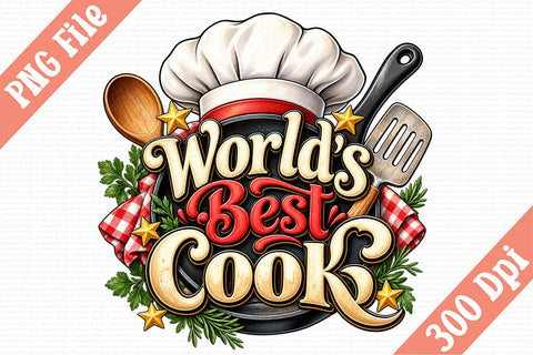 World's Best Cook PNG Sublimation Craftlabsvg24 